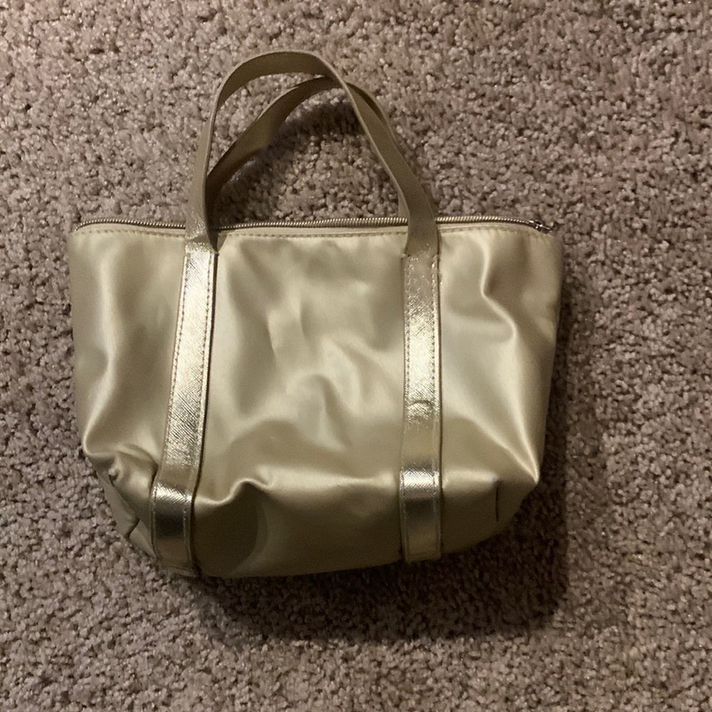 Good shimmer makeup tote